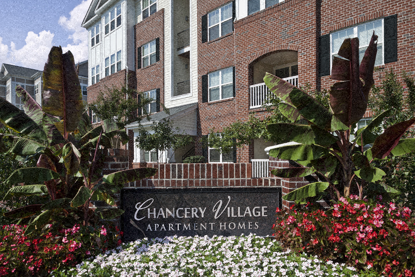 Chancery Village - Cary, NC - monument sign