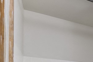 Bathrooms with 36” high countertops, oversized soaking tubs and contemporary bath hardware Apartments 28273 - Gramercy Square at Ayrsley - Modern bathrooms