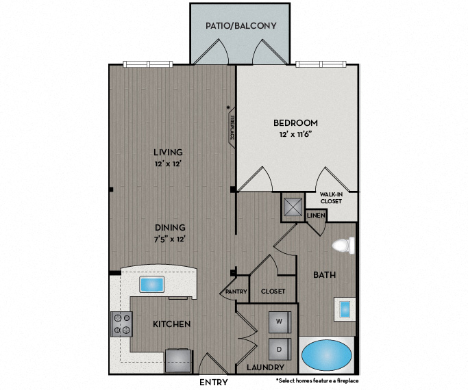 Gramercy at Ayrsley - Charlotte, NC - Broadway Floor Plan