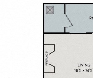 Killington Highlands at Dearborn - Peabody, MA - Killington floor plan 782 Sq Ft