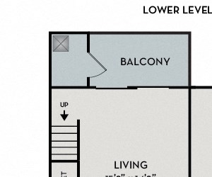 Killington Loft Highlands at Dearborn - Peabody, MA - Killington Loft floor plan 957 Sq Ft