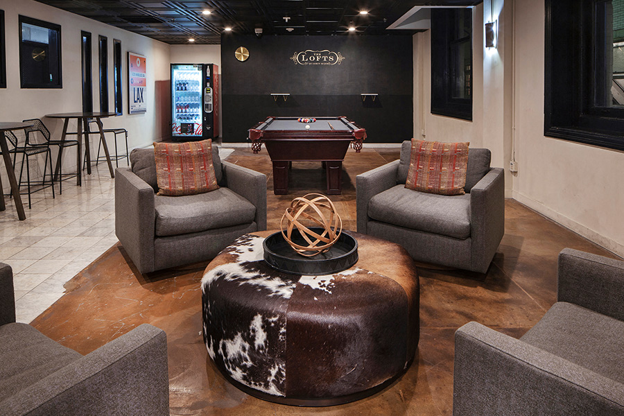 The Lofts at the Security Building - Los Angeles, CA - Resident Lounge