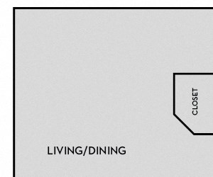 Yorktown Lofts at Security Building - Los Angeles, CA - Yorktown floor plan 716 Sq Ft