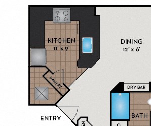 Bloom Madison Park - Thornton, CO - Bloom floor plan 1286 SF