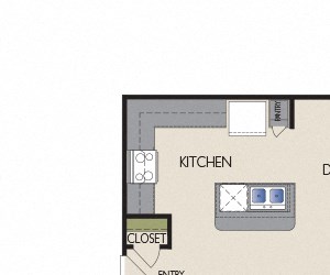 New York Metro Greenway - Houston, TX - New York floor plan 1202 sq ft