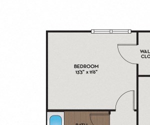 Riesling Floor Plan Montelena Apartments - Grapevine, TX - Riesling Floor Plan 1022 SF