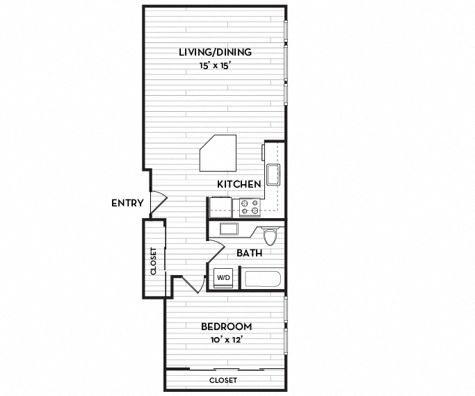 Neptune Apartments - Seattle, WA - The Ferry Boat floor plan