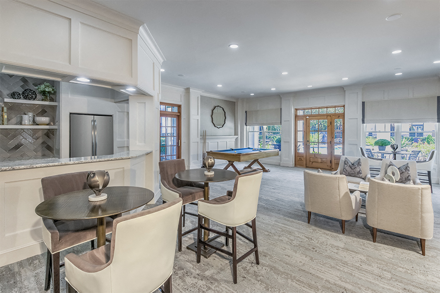 Promenade Park apartments - Ballantyne Apartments in Charlotte, NC - Billiards