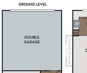 Belmont Townhome Promenade Park - Charlotte, NC - Belmont Townhome floor plan 1534 Sq Ft