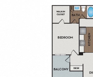 Tallwood Promenade Park - Charlotte, NC - Tallwood floor plan 1575 Sq Ft