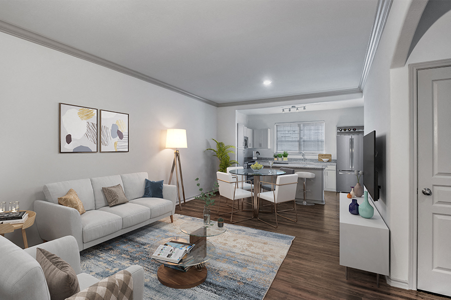 Promenade Park apartments - Ballantyne Apartments in Charlotte, NC - Spacious Townhome with open floor plans