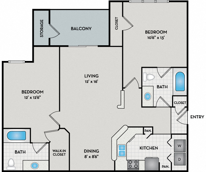 Quatama Crossing - Hillsboro, OR - Amethyst Floor Plan