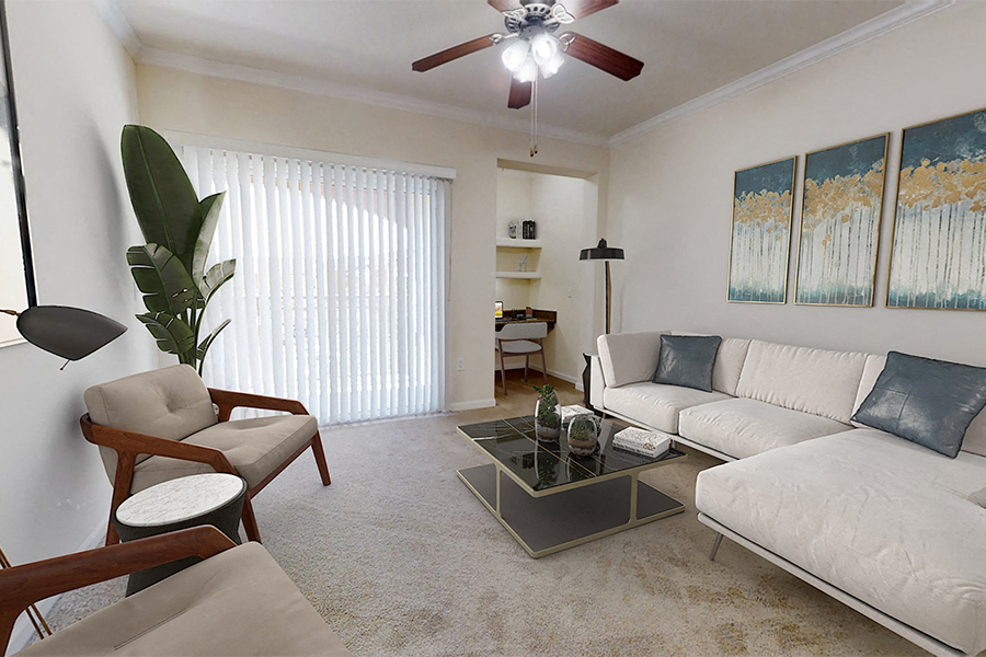 Reserve at Beachline Apartments in Orlando FL - Classic Apartments - Lots of natural light and walk-out patio/balcony