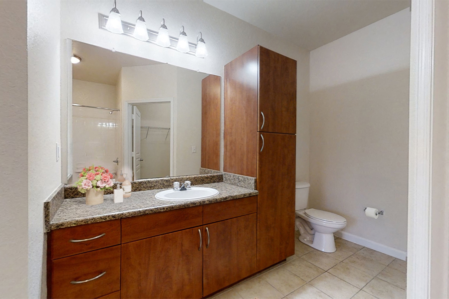 Reserve at Beachline Apartments in Orlando FL - Classic Apartments - Bathrooms with linen closets and plenty of storage