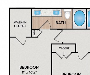 Sunset Reserve at Beachline - Orlando, FL - Sunset floor plan 1349 Sq Ft
