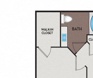 11F2 Ridgeview Apartments 11F2 floor plan Austin, TX