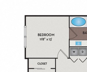 22F1 Ridgeview Apartments 22F1 floor plan Austin, TX