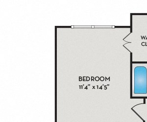 Diamond floor plan San Carlos Apartments - Phoenix, AZ - Diamond floor plan 1073 Sq Ft
