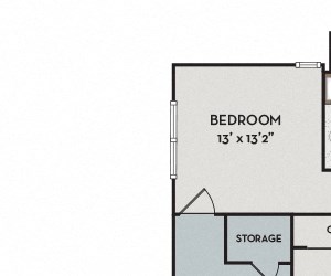 Emerald floor plan San Carlos Apartments - Phoenix, AZ - Emerald floor plan 1371 Sq Ft