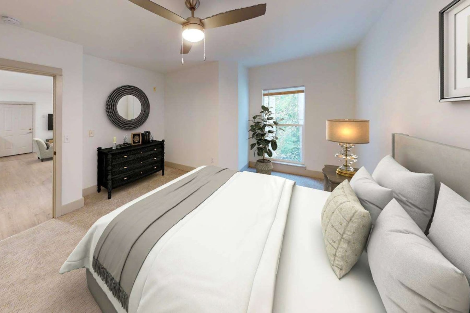 Apartments in the Lake Washington School District - The Lodge at Redmond Ridge - Bedroom