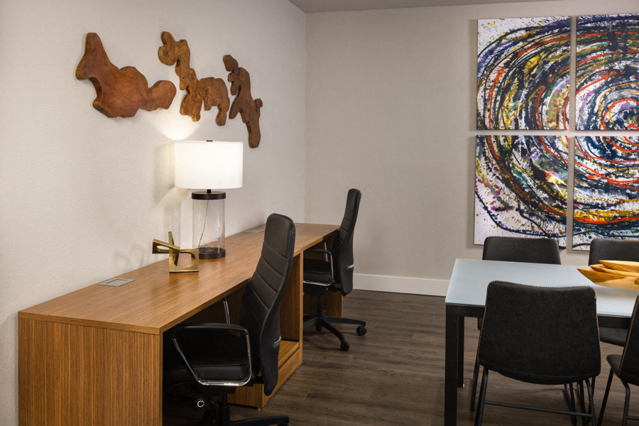 The Ranch Apartments in North Austin - Business lounge