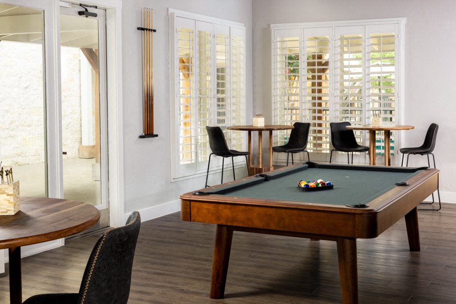 Round Rock School District apartments - The Ranch Apartments -Billiards