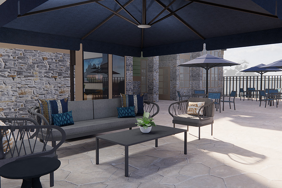 The Sanctuary at Tallyns Reach Apartments in Aurora, CO - pavilion furniture