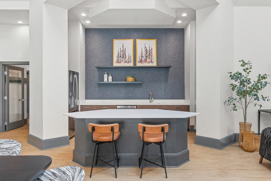 The Sanctuary at Tallyns Reach Apartments in Aurora, CO - entertainment kitchen