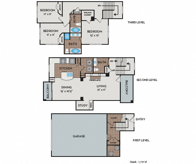 Sanctuary at Tallyn's Reach - Aurora, CO - Ozark floor plan