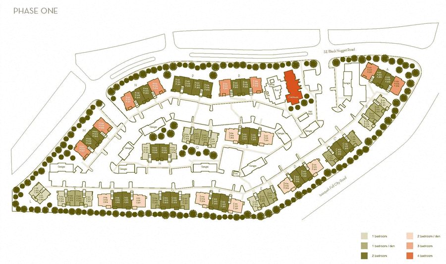 The Timbers - Issaquah, WA - phase one map