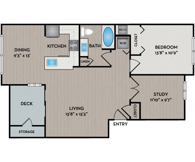 The Timbers - Fir Floor Plan - Issaquah, WA