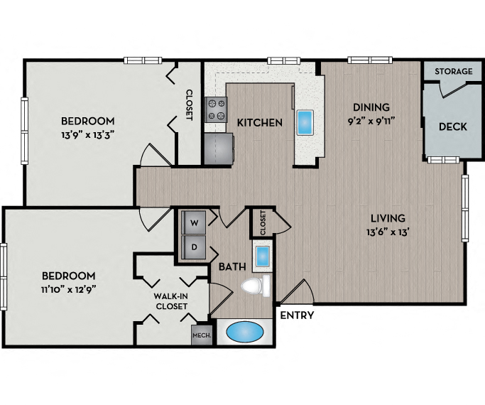 The Timbers - Elm Floor Plan - Issaquah, WA