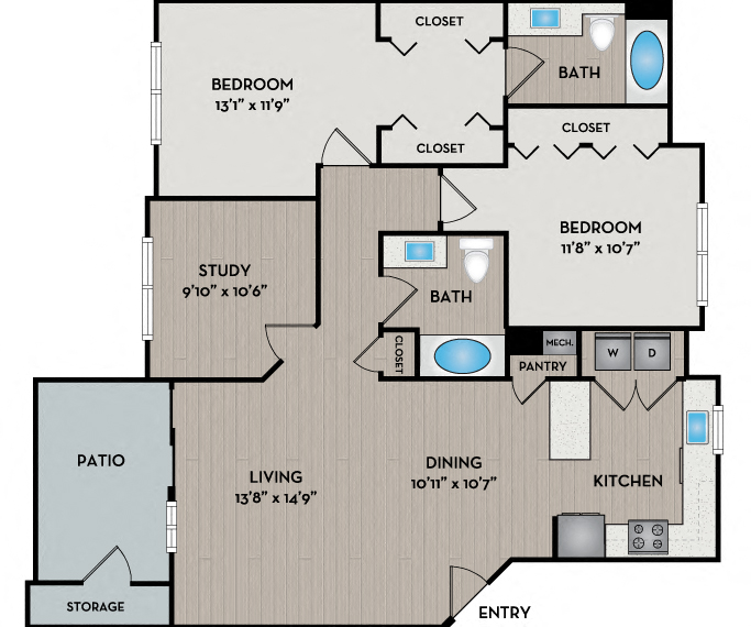 The Timbers - Tamarack Floor Plan - Issaquah, WA