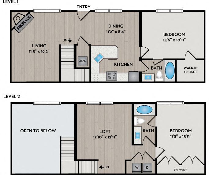 The Timbers - Hawthorne Floor Plan - Issaquah, WA