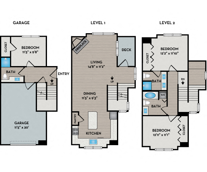 The Timbers - Willow Floor Plan - Issaquah, WA