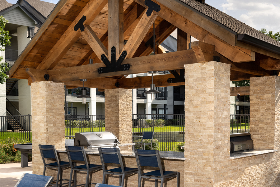 Villas at Stonebridge Ranch - BBQ grills - Stonebridge Ranch Apartments in McKinney