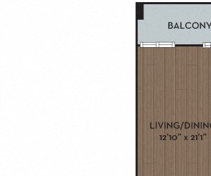 22F1 Zoso Flats - 22F1 floor plan - Arlington, VA