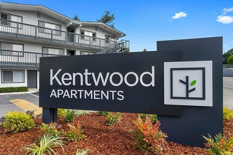 Property Signage at Kentwood Apartments, Kent