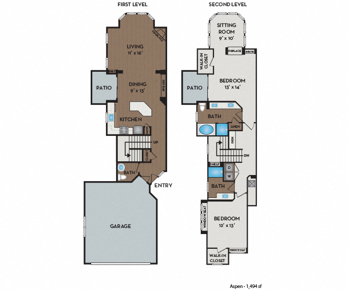 Meadows at Meridian - Parker, CO - Aspen floor plan