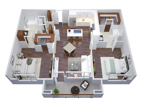 652 Herron's Ferry Road Studio-2 Beds Apartment for Rent - Photo Gallery 3