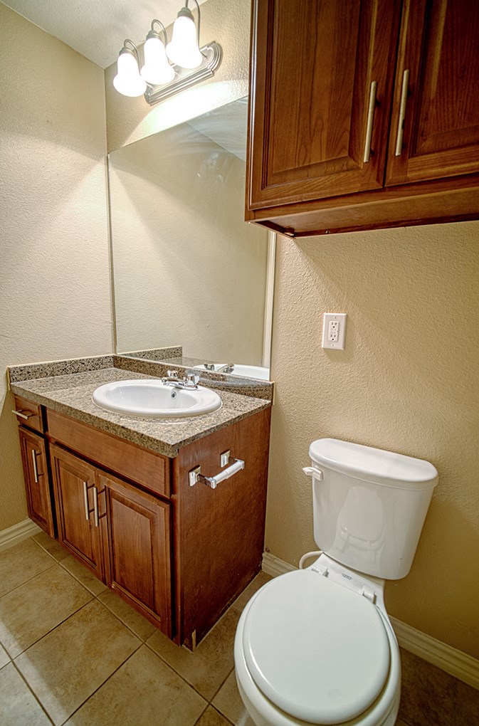 a bathroom with a toilet and a sink and a mirror