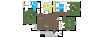 3 Bed, 2 Bath