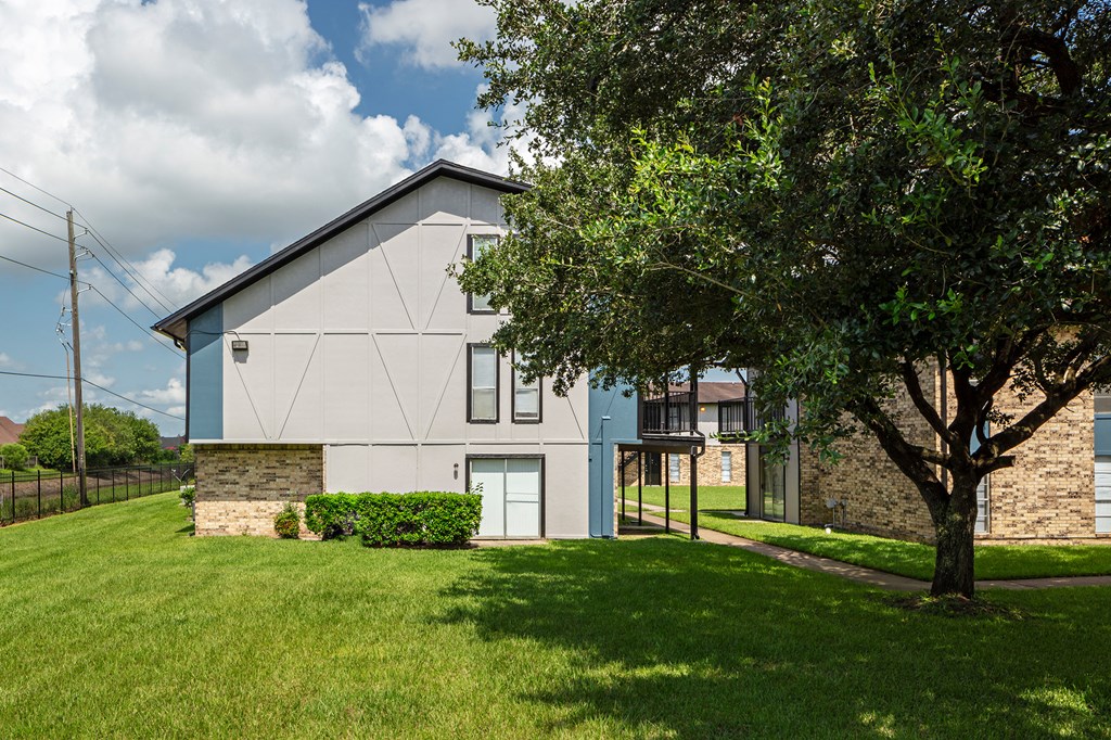 a house with a tree in front of it