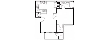 1 Bed 1 Bath