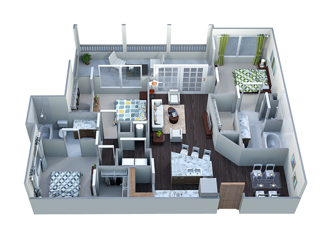 Three Bedroom