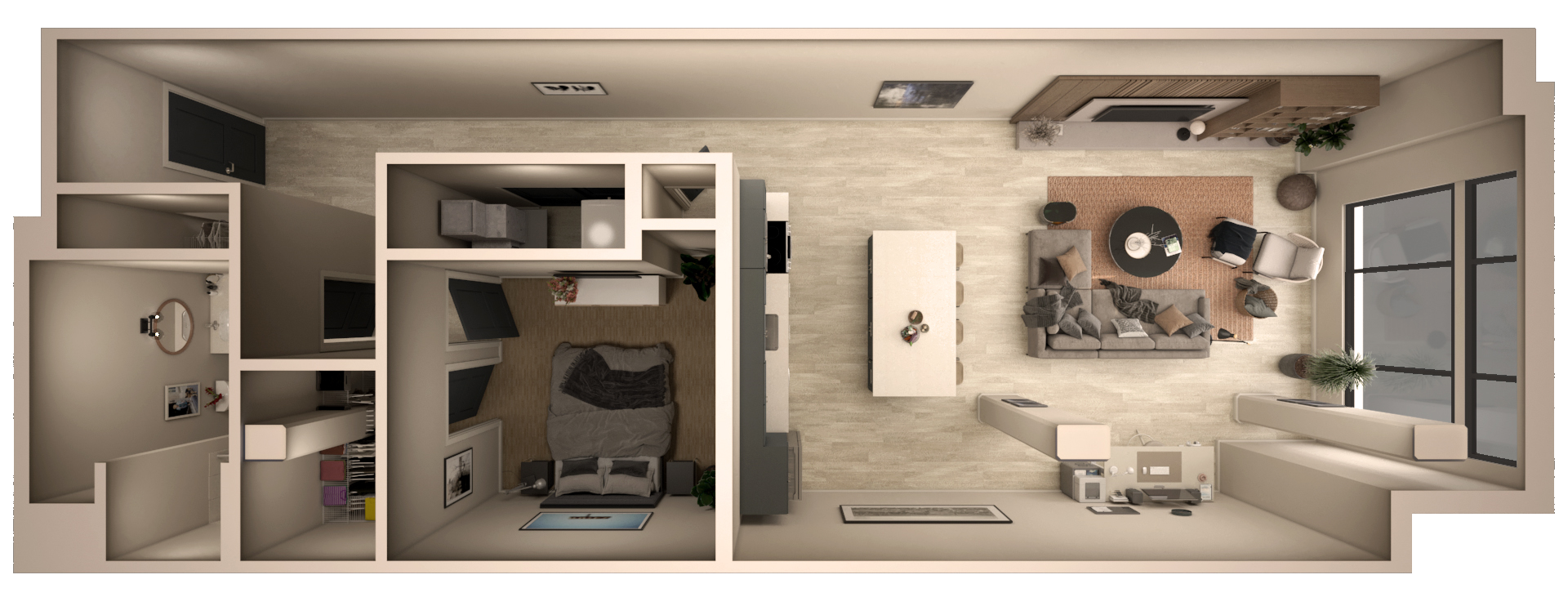 1st floor 1 bedroom 1 bath