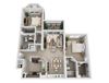 Benito 2 Bedroom 2 Bath Floor Plan Sierra Grande 2 bedroom 2 bath with and without screened in lanai