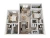 Chiara 2 Bedroom 2 Bath Floor Plan Sierra Grande 2 Bedroom 2 Bathroom floor plan Naples FL
