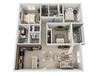 Solana 3 Bedroom 2 Bath Floor Plan Sierra Grande 3 bedroom 2 bath floor plan Naples FL
