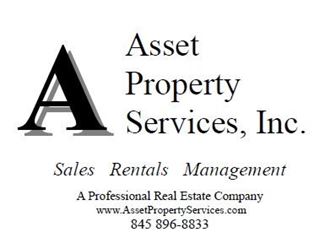 a sales rents management company logo with the word asset property services